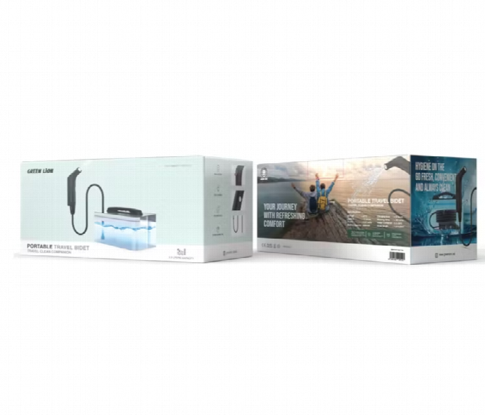 Green Lion Portable Travel Bidet  2.3L 800Mah  Black - Zoom Image 3