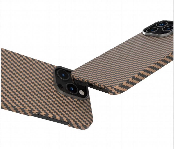 Levelo Sergei 1500D Aramid Fiber Case For Iphone 16 Pro Desert Rose - Zoom Image 3