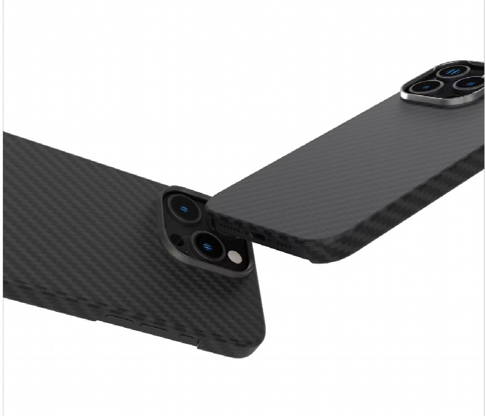 Levelo Sergei 1500D Aramid Fiber Case For Iphone 16 Pro Max Matte Black - Zoom Image 3