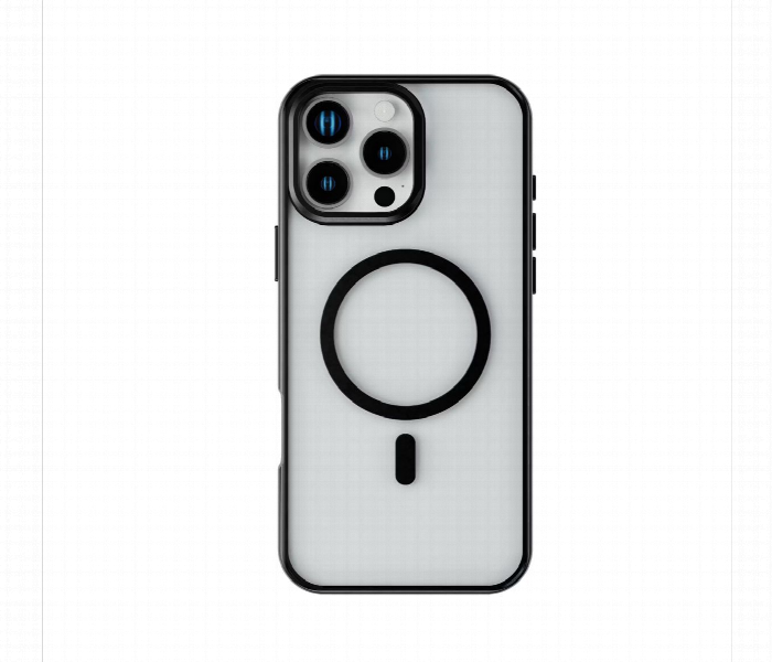 Levelo Elio Pc Case With Camera Ring Stand For Iphone 16 Pro Black - Zoom Image 3