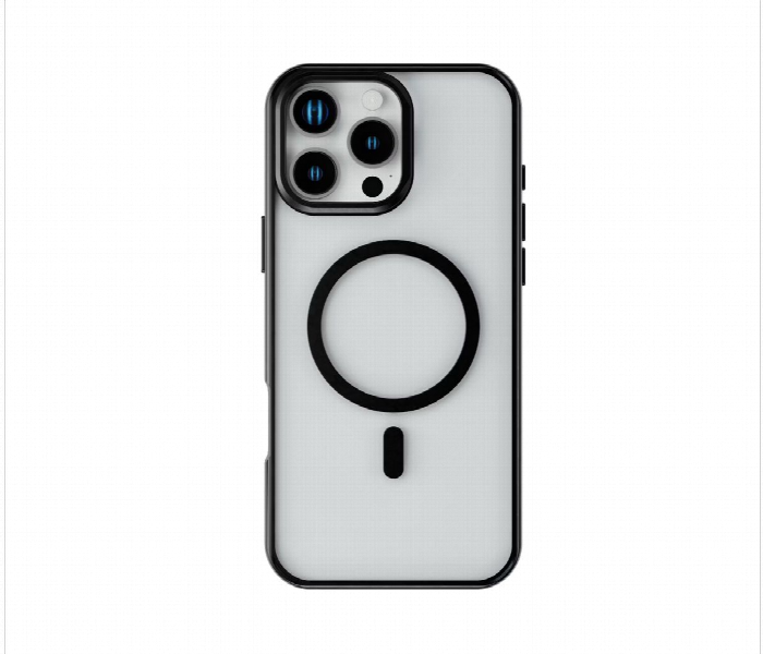 Levelo Elio Pc Case With Camera Ring Stand For Iphone 16 Pro Max Black - Zoom Image 3