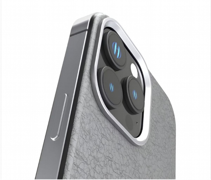 Levelo Pelle Leather Case For Iphone 16 Pro Gray - Zoom Image 4