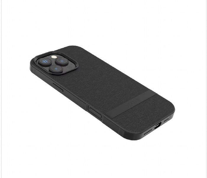 Levelo Pelle Leather Case For Iphone 16 Pro Black - Zoom Image 2