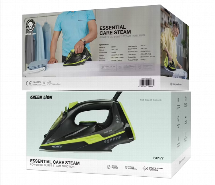 Green Lion Essential Care Steam Iron - Zoom Image 4