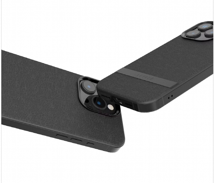 Levelo Pelle Leather Case For Iphone 16 Pro Max Black - Zoom Image 3