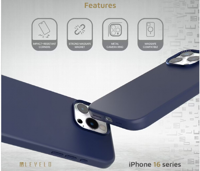 Levelo Iris Magsafe Liquid Silicone Case Iphone 16 Pro - Zoom Image 4