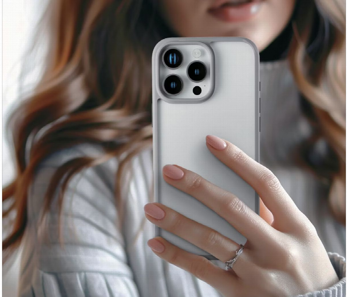 Levelo Solo Case For Iphone 16 Pro Max Gray - Zoom Image 4