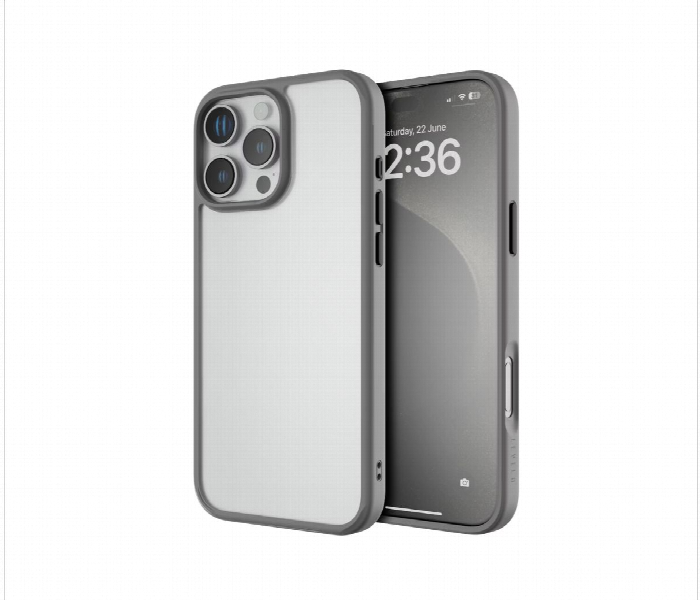 Levelo Solo Case For Iphone 16 Pro Max Gray - Zoom Image 1