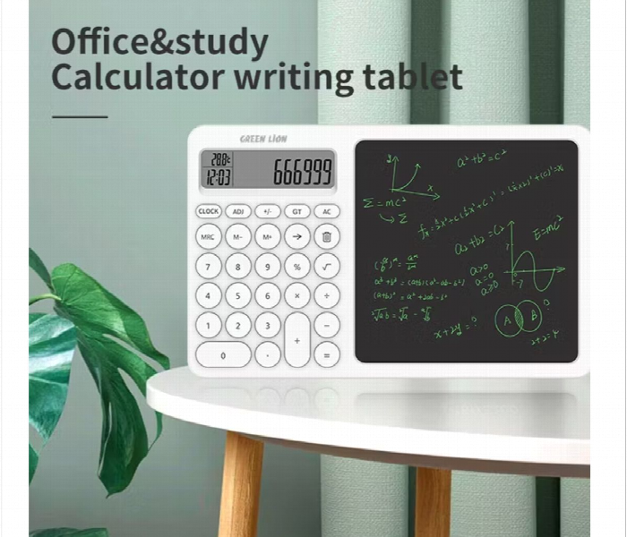 Green Lion Calcwrite Pro Calculator Writing Pad Combo - Zoom Image 2