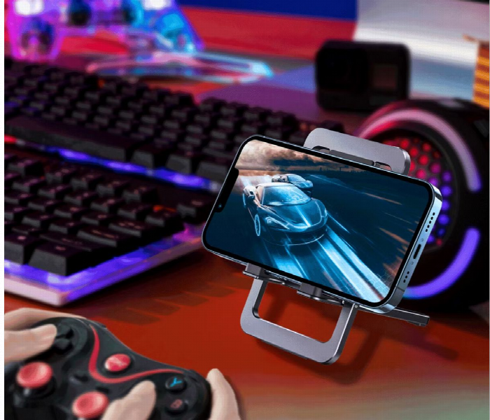 Levelo Airlift Aluminum Foldable Phone Stand Gray - Zoom Image 5