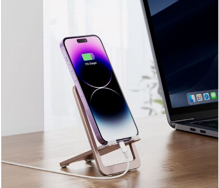 Levelo Airlift Aluminum Foldable Phone Stand Pink - Zoom Image 4