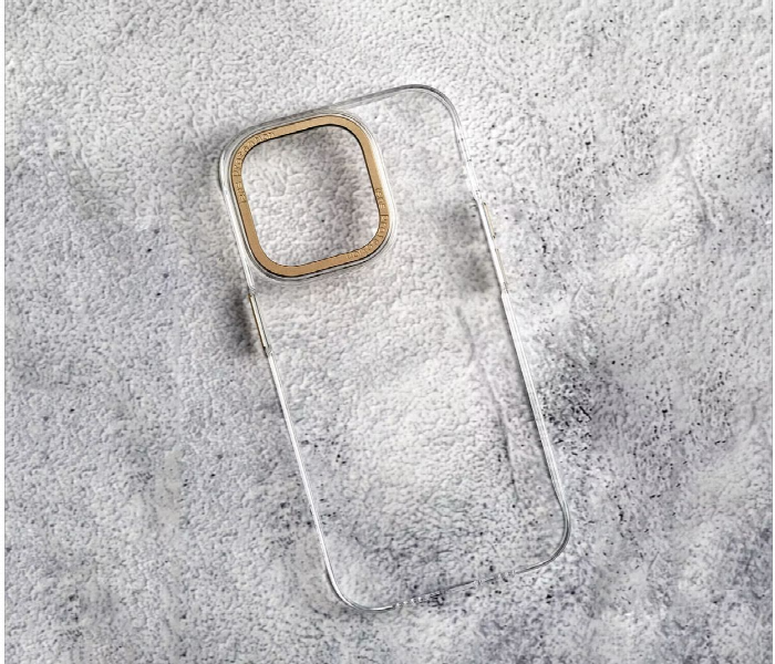 Levelo Sensa Clear Back Case For Iphone 14 Pro Clear Champagne - Zoom Image 2