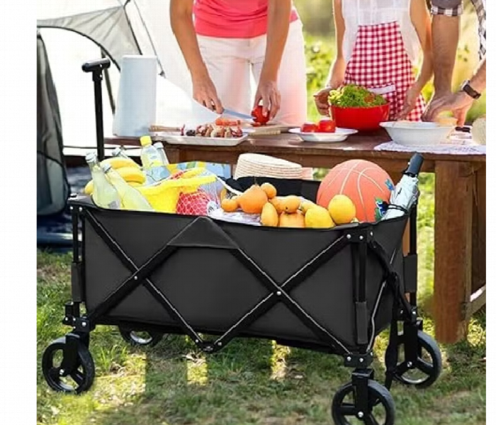 Green Lion Folding Wagon Cart Carry Capacity 100Kg - Zoom Image 2
