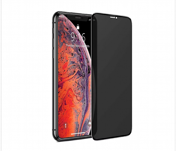 Levelo Privacy Black Edition Twice Tempered Screen Protector For Iphone 11 Pro Max 6.5 Inch - Zoom Image 1