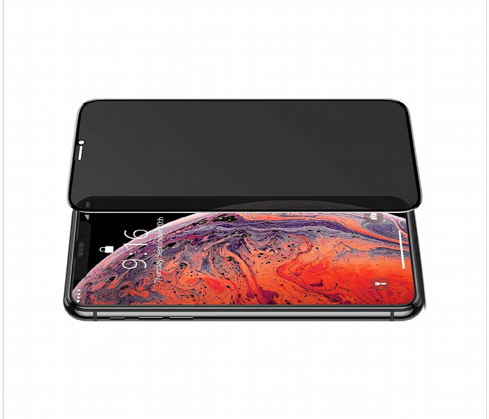 Levelo Privacy Black Edition Twice Tempered Screen Protector For Iphone 11 Pro Max 6.5 Inch - Zoom Image 2