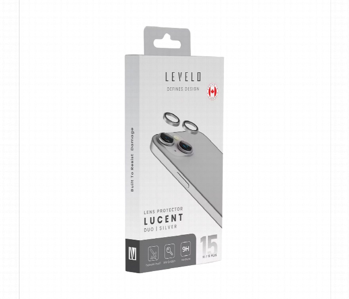 Levelo Lucent Duo 9H Hardness Camera Lens Protector For Iphone 15 Or 15 Plus - Zoom Image 5