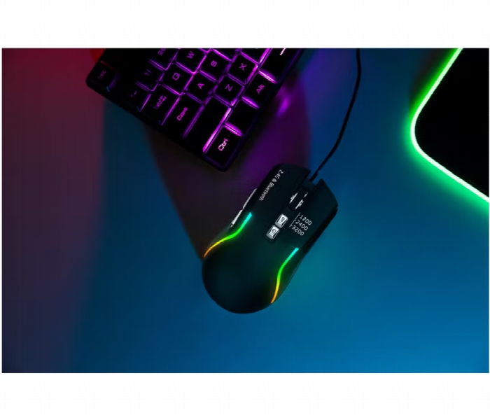 Green Lion Wired Gaming Mouse  Precision And Comfort With Adjustable Dpi - Zoom Image 3