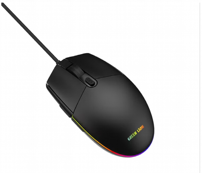 Green Lion Wired Gaming Mouse  Precision And Comfort With Adjustable Dpi - Zoom Image 1