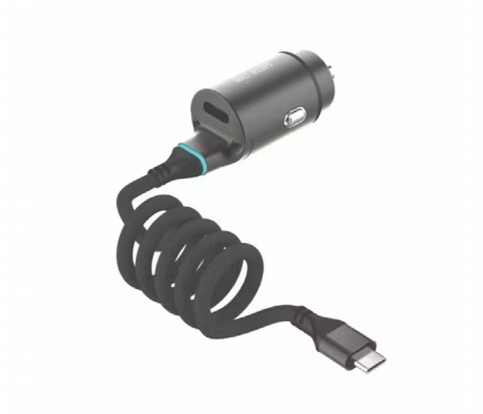 Green Lion 45W Pd Car Charger Built In Type C Cable Share - Zoom Image 1
