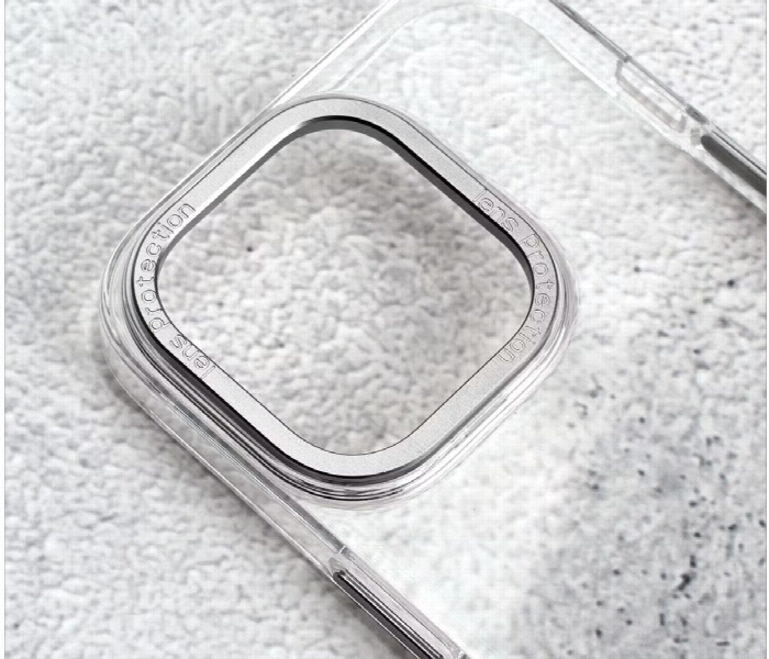 Levelo Sensa Clear Back Case For Iphone 14 Pro Clear Silver - Zoom Image 3