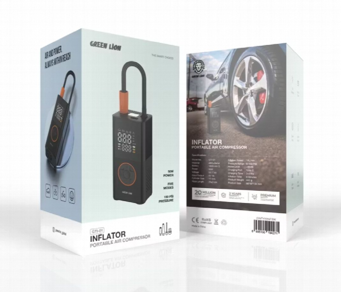 Green Lion Gti 01 Inflator Portable Air Compressor - Zoom Image 3