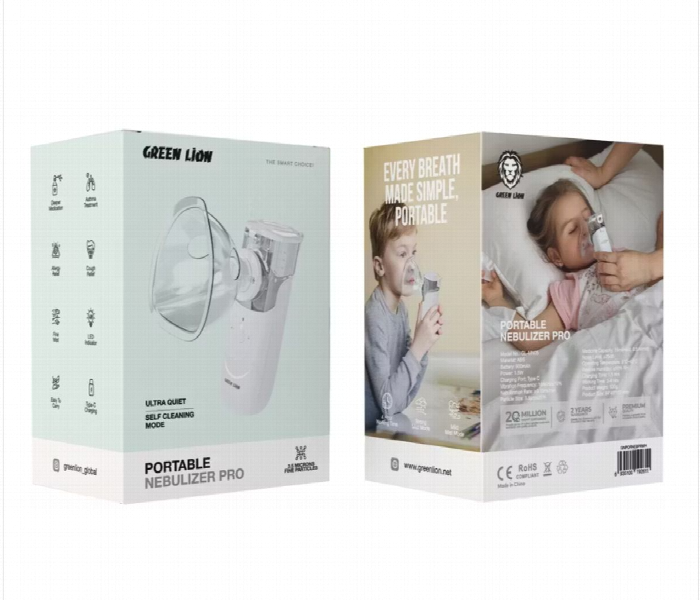 Green Lion Portable Nebulizer Pro White - Zoom Image 4