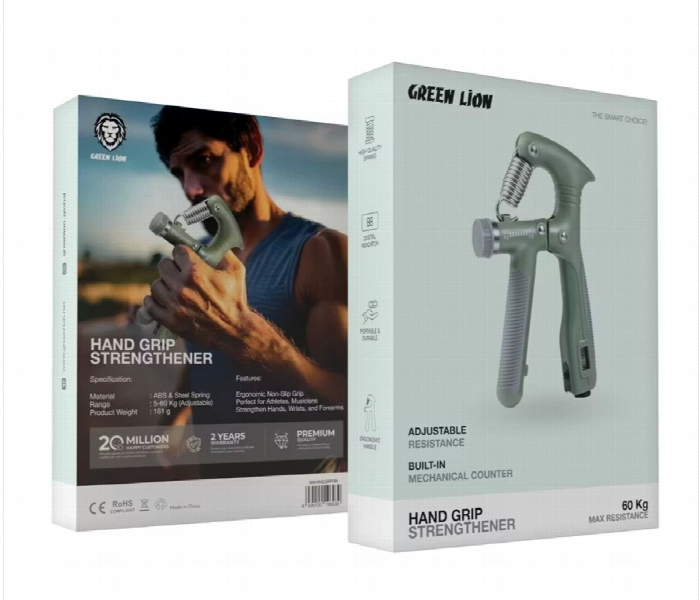 Green Lion Hand Grip Strengthener With Adjustable Resistance - Zoom Image 3
