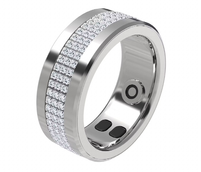 Porodo Jewels Smart Ring With Health Tracker 9 19.1Mm  Silver - Zoom Image 2