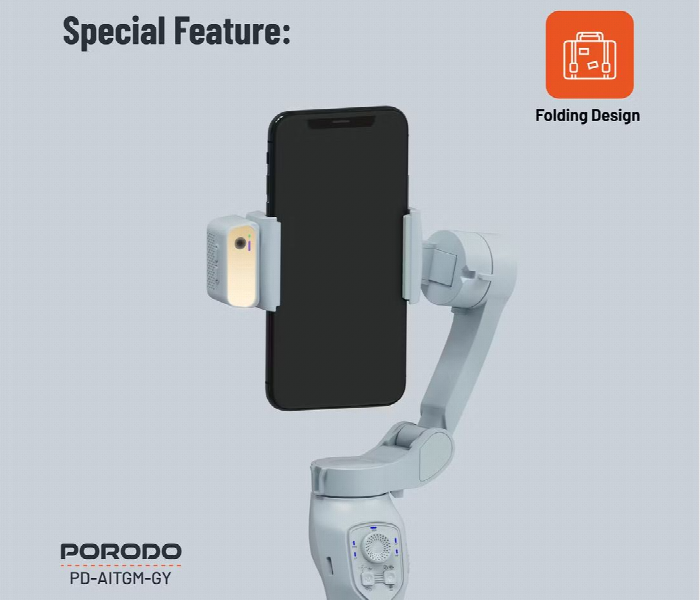 Porodo Ai Tracker Gimbal P7C Pro Plus - Zoom Image 4