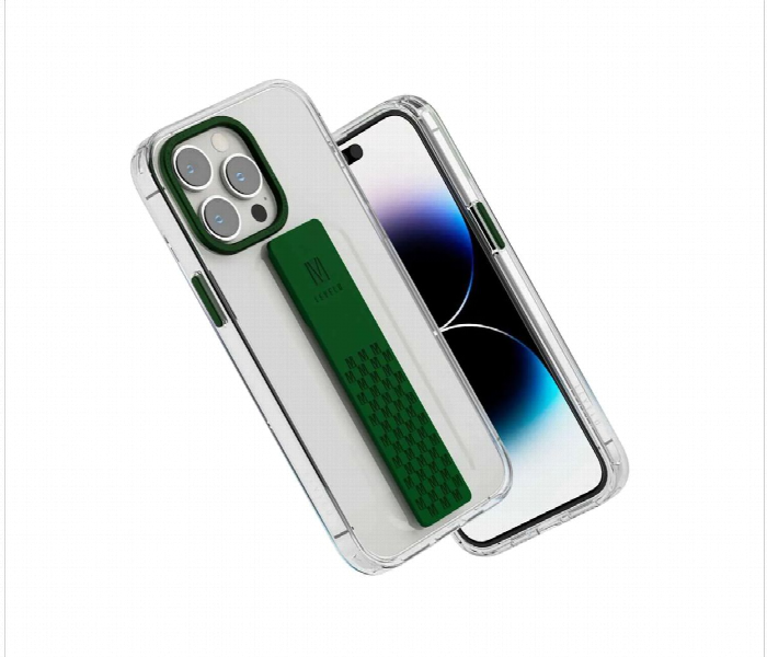 Levelo Graphia Iphone 14 Pro Imd Clear Case Green - Zoom Image 4