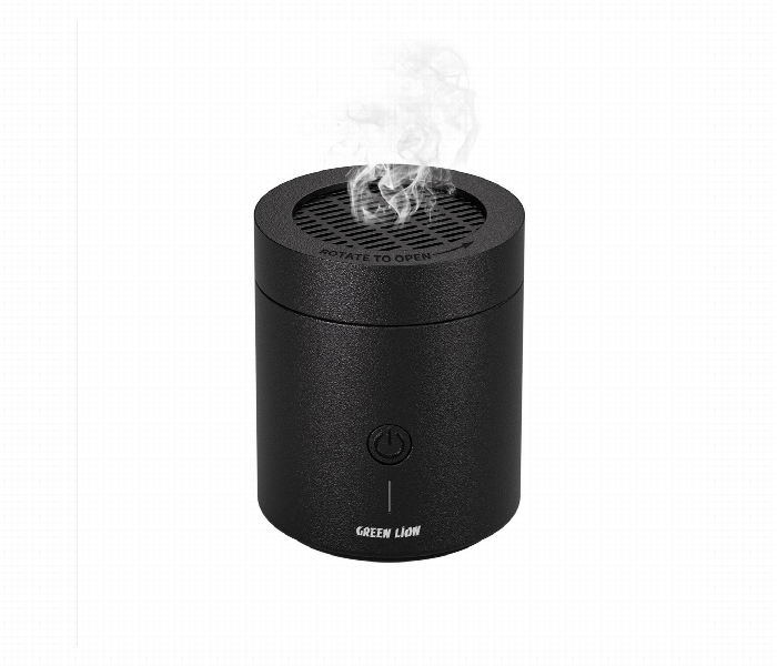 Green Lion Dune Bakhour Incense Burner . Black - Zoom Image 2