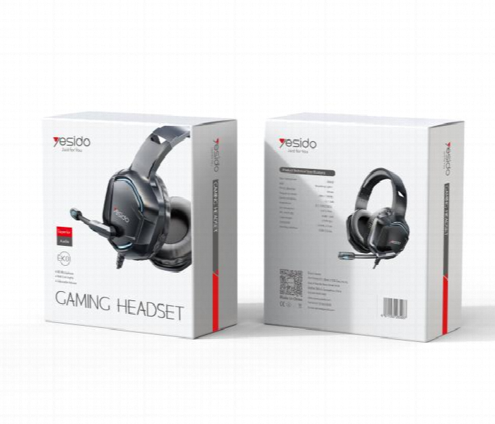 Yesido Ek01 Stereo Sound Gaming Headset Headphone With Microphone And Led Light Design - Zoom Image 2