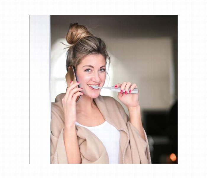 Green Lion Smart Brush Rechargeable Toothbrush  Up To 42 Uses Per Charger . White - Zoom Image 3