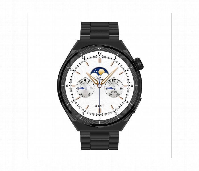 X.cell Smart Watch Elite 4 Black Stainless Steel - Zoom Image 4