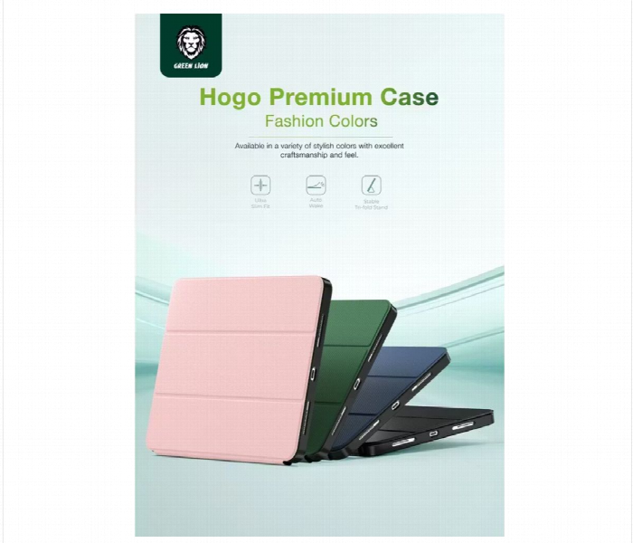 Green Lion Hogo Premium Case With Pencil Holder  Ipad Pro 13Inch  Pink - Zoom Image 3