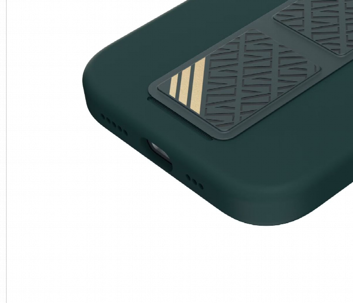 Levelo Morphix Silicone Case With Leather Grip For Iphone 15 Pro Black - Zoom Image 3