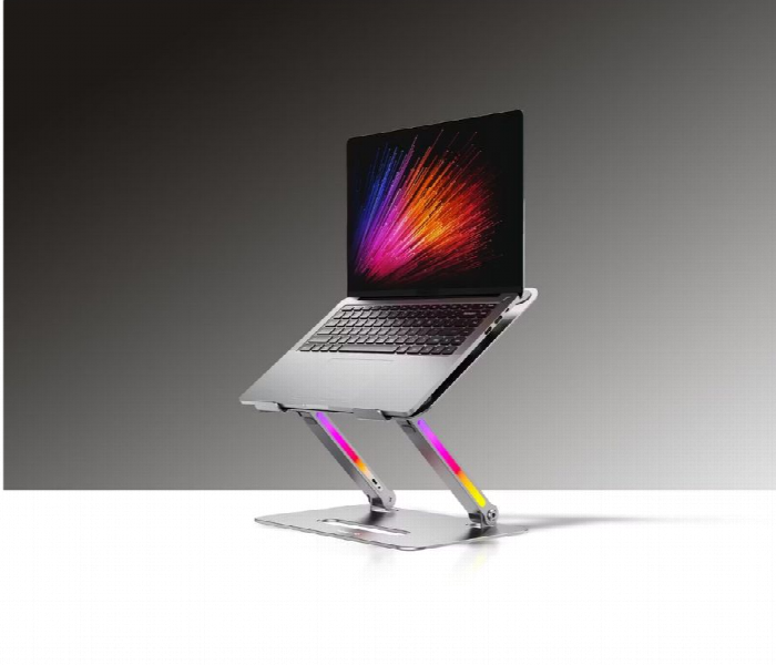 Porodo 17.3 Inch Aluminum Laptop Stand  Gray - Zoom Image 2