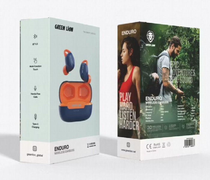 Green Lion Enduro Wireless Earbuds  Blue - Zoom Image 3
