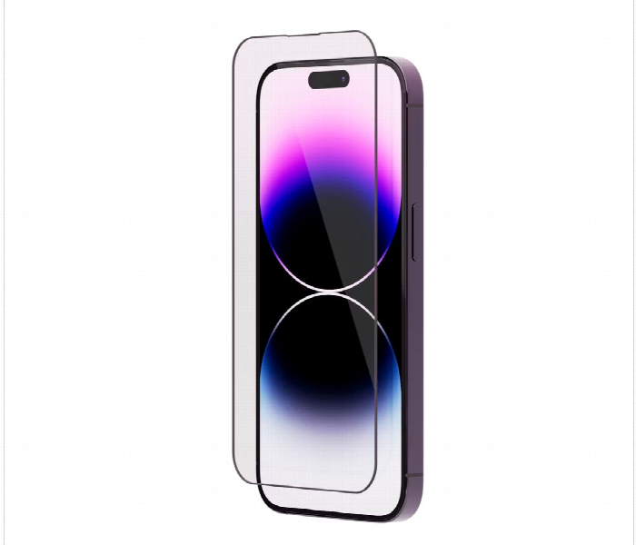 Levelo Anti Static Clear Silicone Edge Tempered Screen Protector For Iphone 1 4 Pro 6.1 Inch - Zoom Image 1