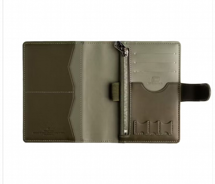 Green Lion Passport Pouch  Green - Zoom Image 2
