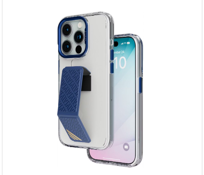 Levelo Morphix Clara Grip Case For Iphone 15 Pro Blue - Zoom Image 1