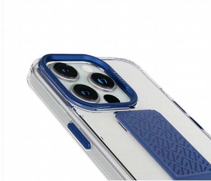 Levelo Morphix Clara Grip Case For Iphone 15 Pro Blue - Zoom Image 3