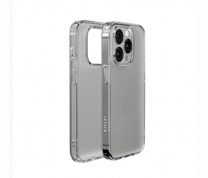 Levelo Lucu Iphone 14 Pro Matte Back Case Matte Clear - Zoom Image 1