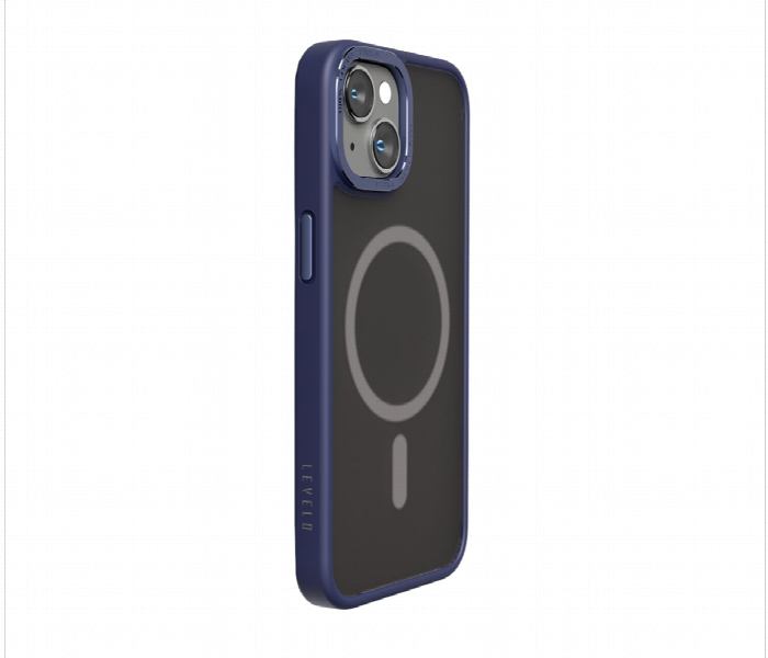 Levelo Magsafe Kayo Iphone 14 Matte Back Case Blue - Zoom Image 2
