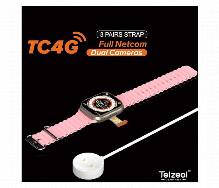 Telzeal Tc4G 2.2 Inch Screen Ip67 Waterproof Smart Watch With Dual Camera And Sim Card Support - Zoom Image 3