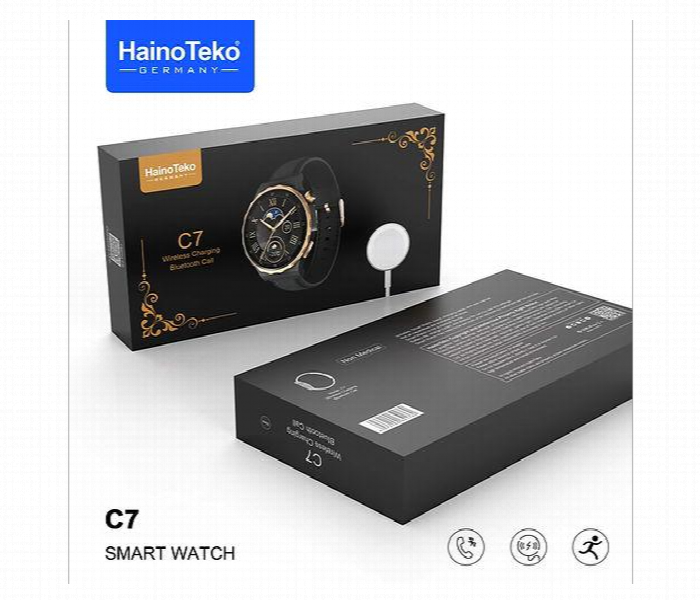 Hainoteko C7 Smart Watch Wireless Charging - Zoom Image 2
