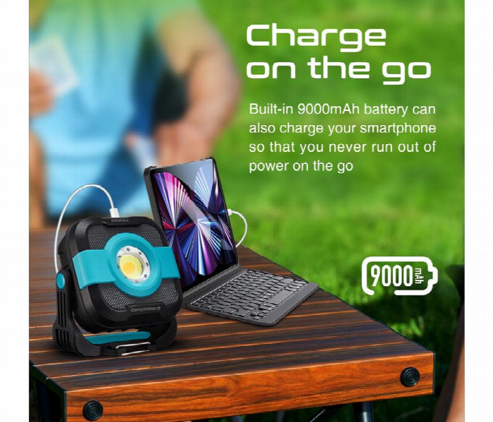 Promate 1200Lm Super Bright Camping Light With 9000Mah Power Bank - Zoom Image 4