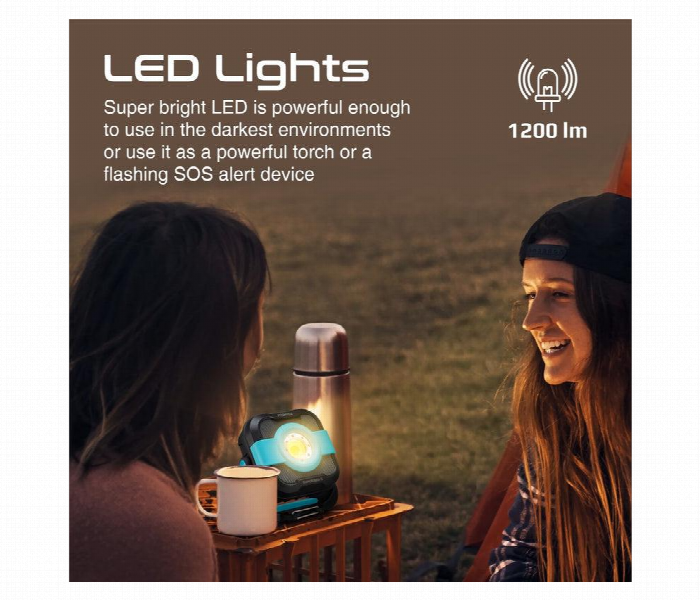 Promate 1200Lm Super Bright Camping Light With 9000Mah Power Bank - Zoom Image 7