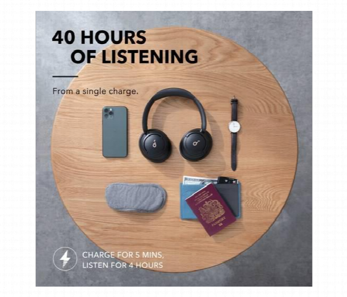 Anker Soundcore Life Q30 . Hybrid Active Noise Cancelling . Wireless Bluetooth Headphones - Zoom Image 2