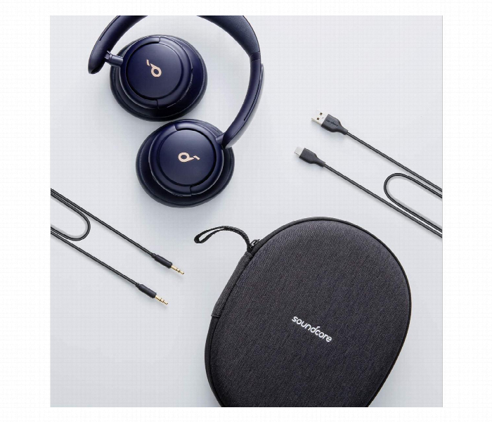 Anker Soundcore Life Q30 . Hybrid Active Noise Cancelling . Wireless Bluetooth Headphones . Blue - Zoom Image 2